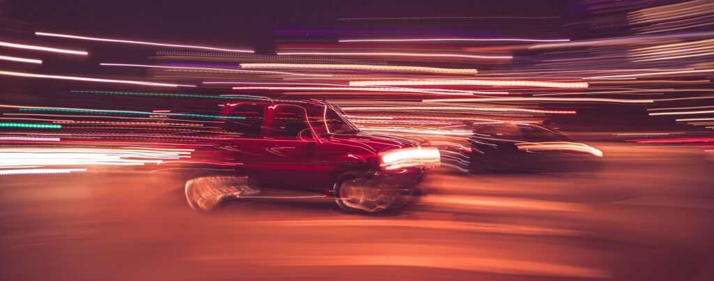 night photography trails