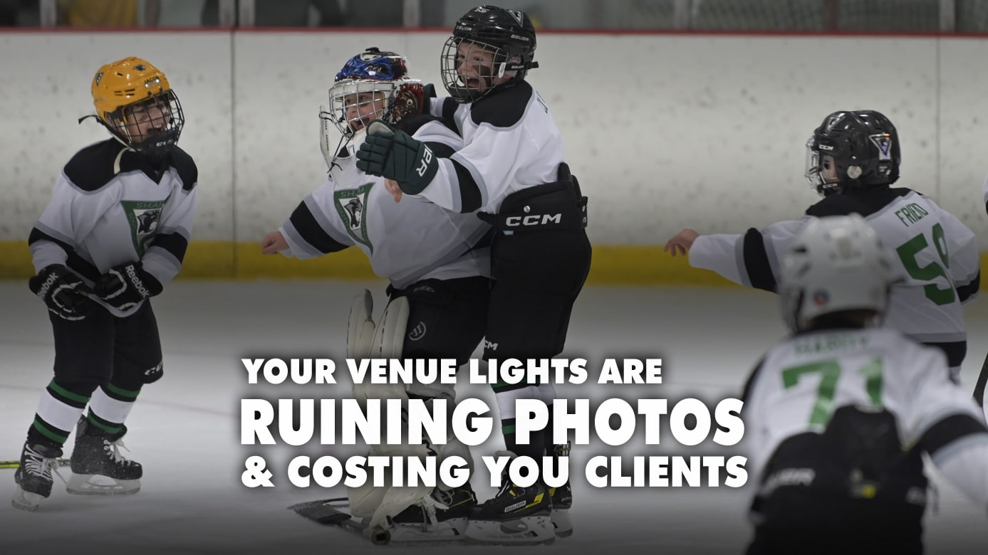 event venue lights can ruin photos and cost you clients